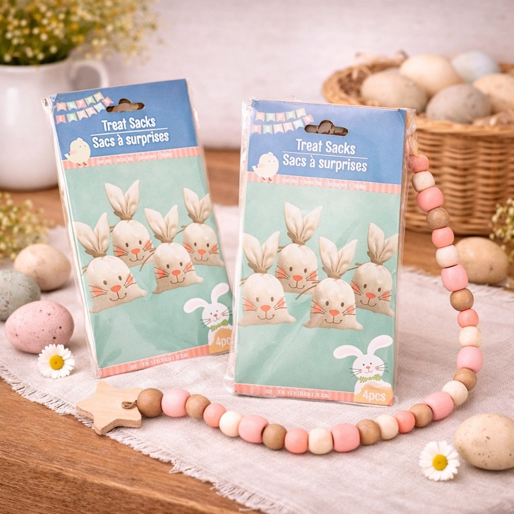 Easter Bunny Canvas Treat‎ Bags